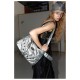 Black Tote bag Brown underarm bag Vintage leather crossbody bag - Memoo.com Black Tote bag Brown underarm bag Vintage leather crossbody bag - Memoo.com